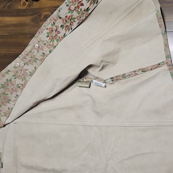 Floral Leather Jacket - Picture 3 of 16